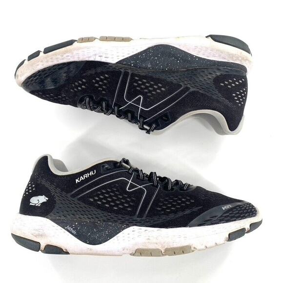 Karhu Ikoni Ortix Womens Mesh Sneakers Trainers Running Shoe Black White Sz 10.5 - Picture 3 of 9